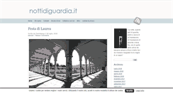 Desktop Screenshot of nottidiguardia.it